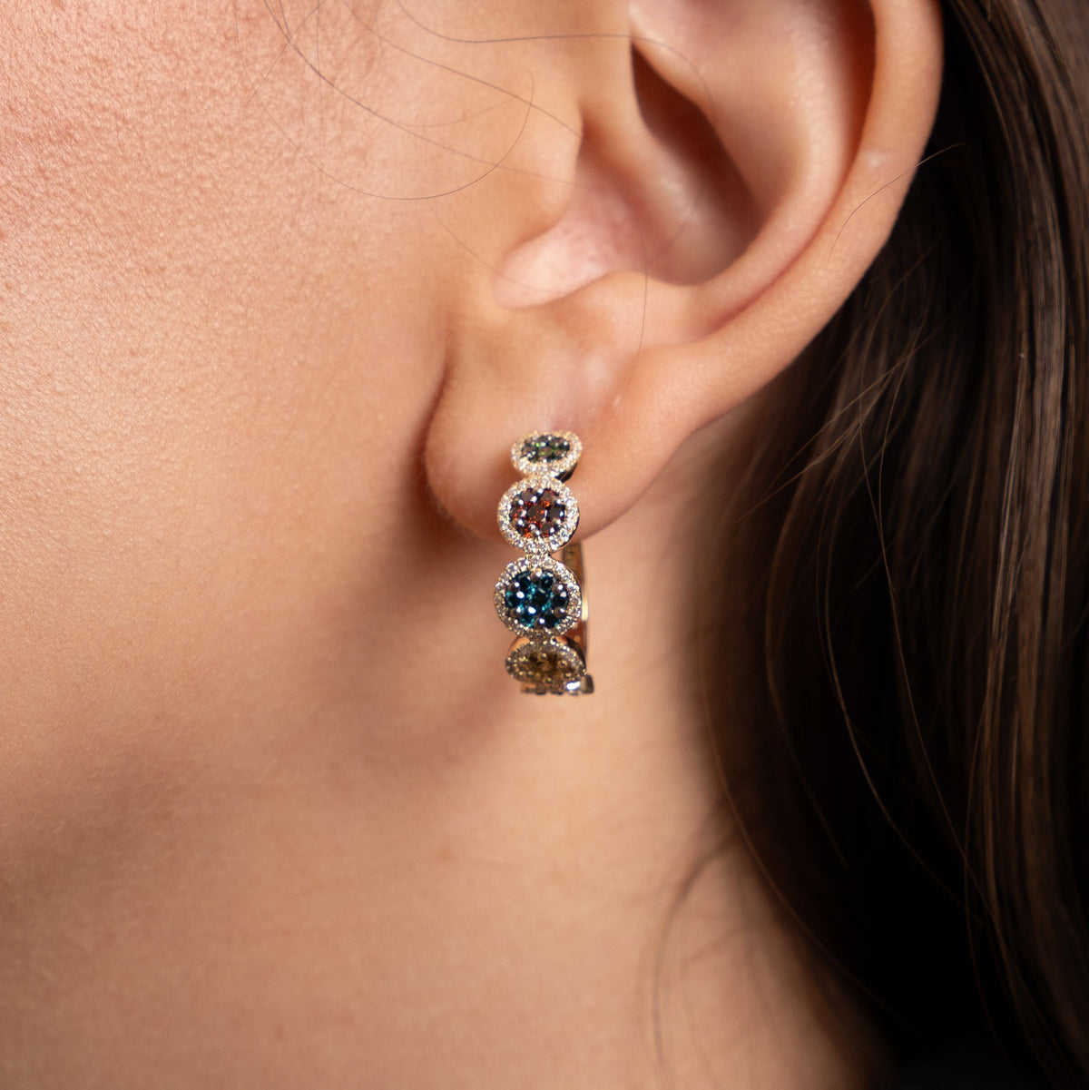 Arracadas con Diamantes