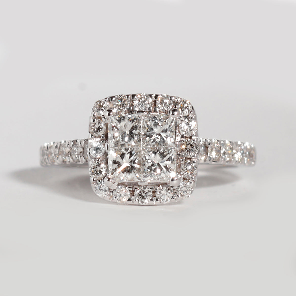 Anillo de Compromiso Multistone