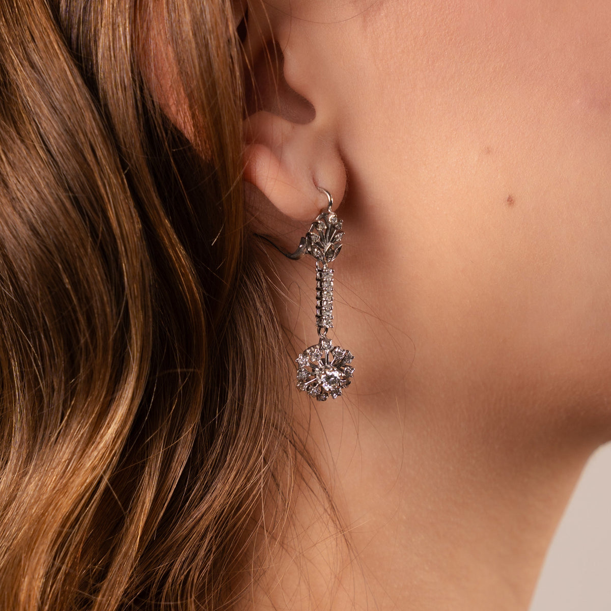 Aretes con Diamantes