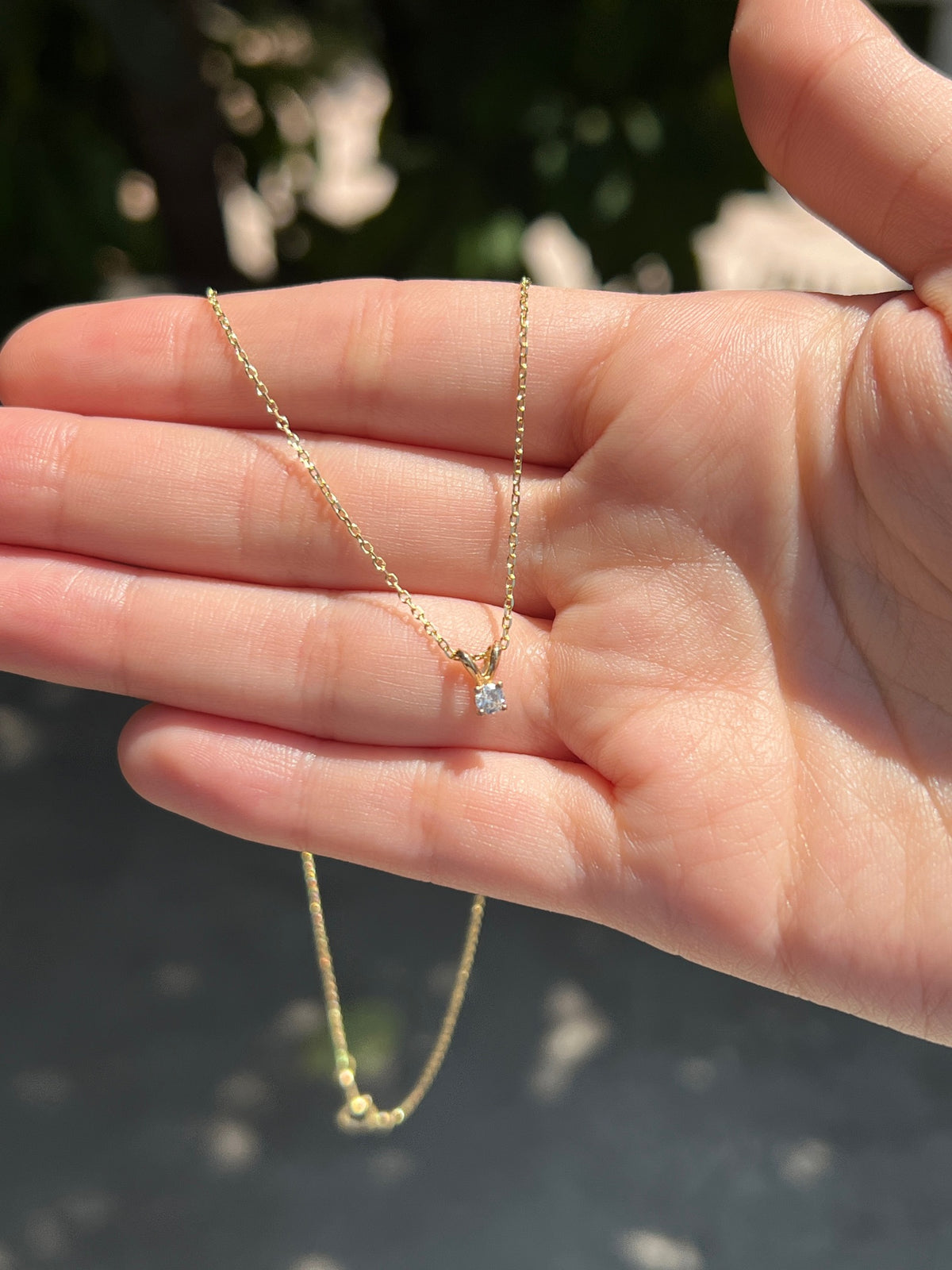Colgante con Diamante
