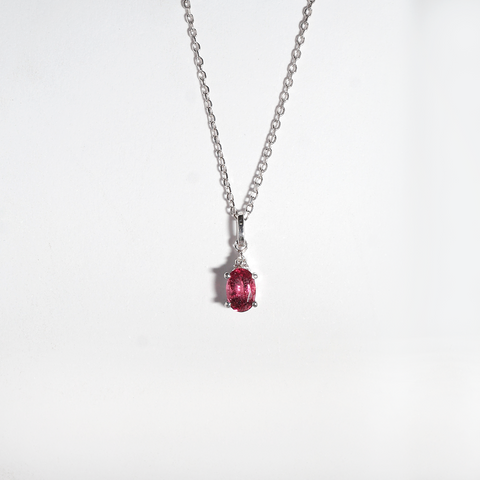 Colgante con turmalina y diamantes