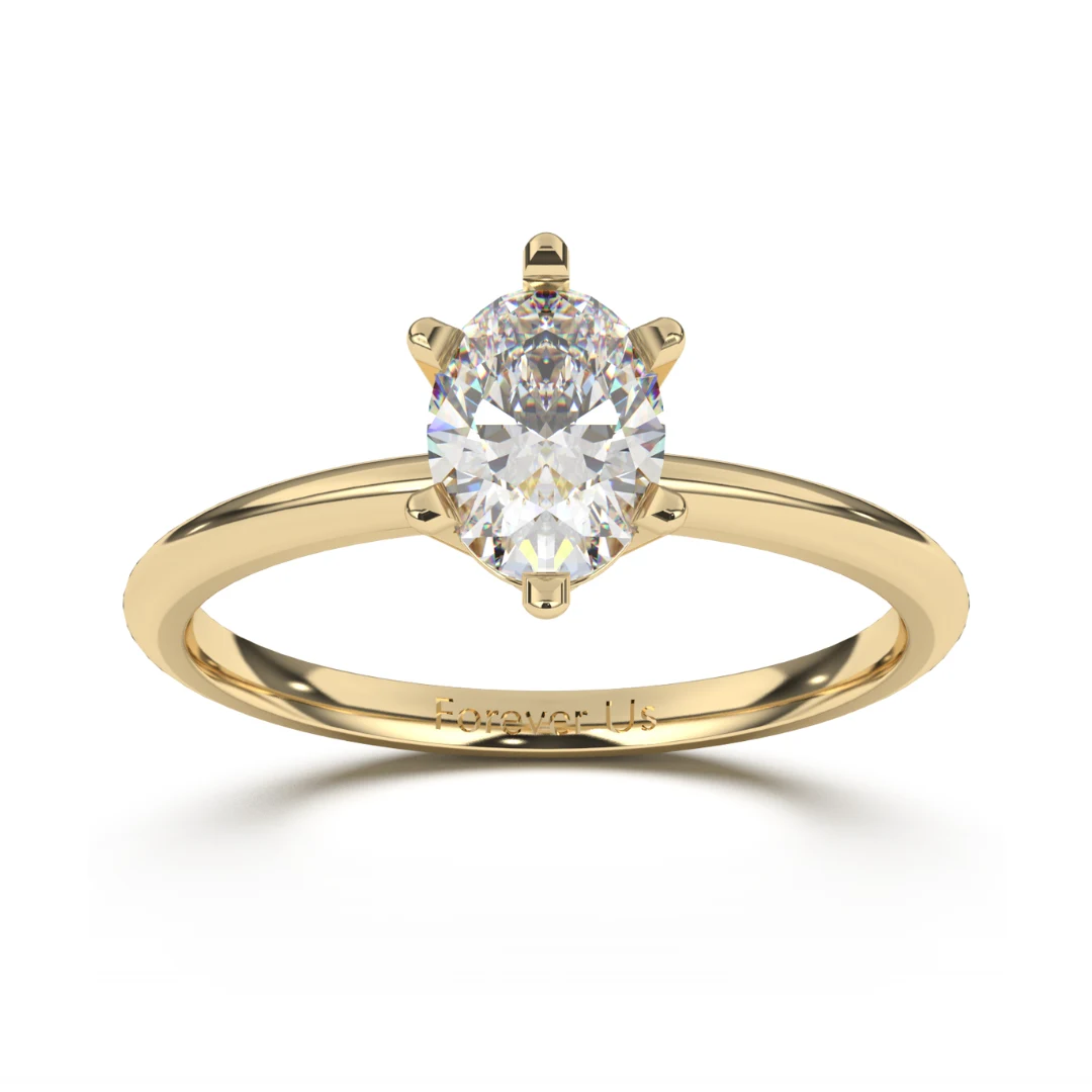 Anillo de Compromiso Aidee en oro