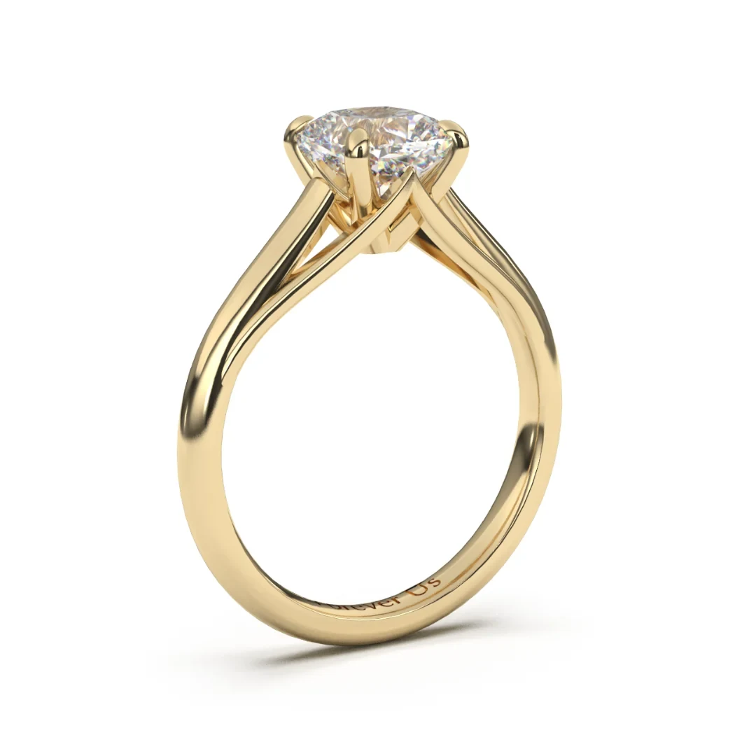 Anillo de Compromiso Allegra en oro — Forever Us — vista 2