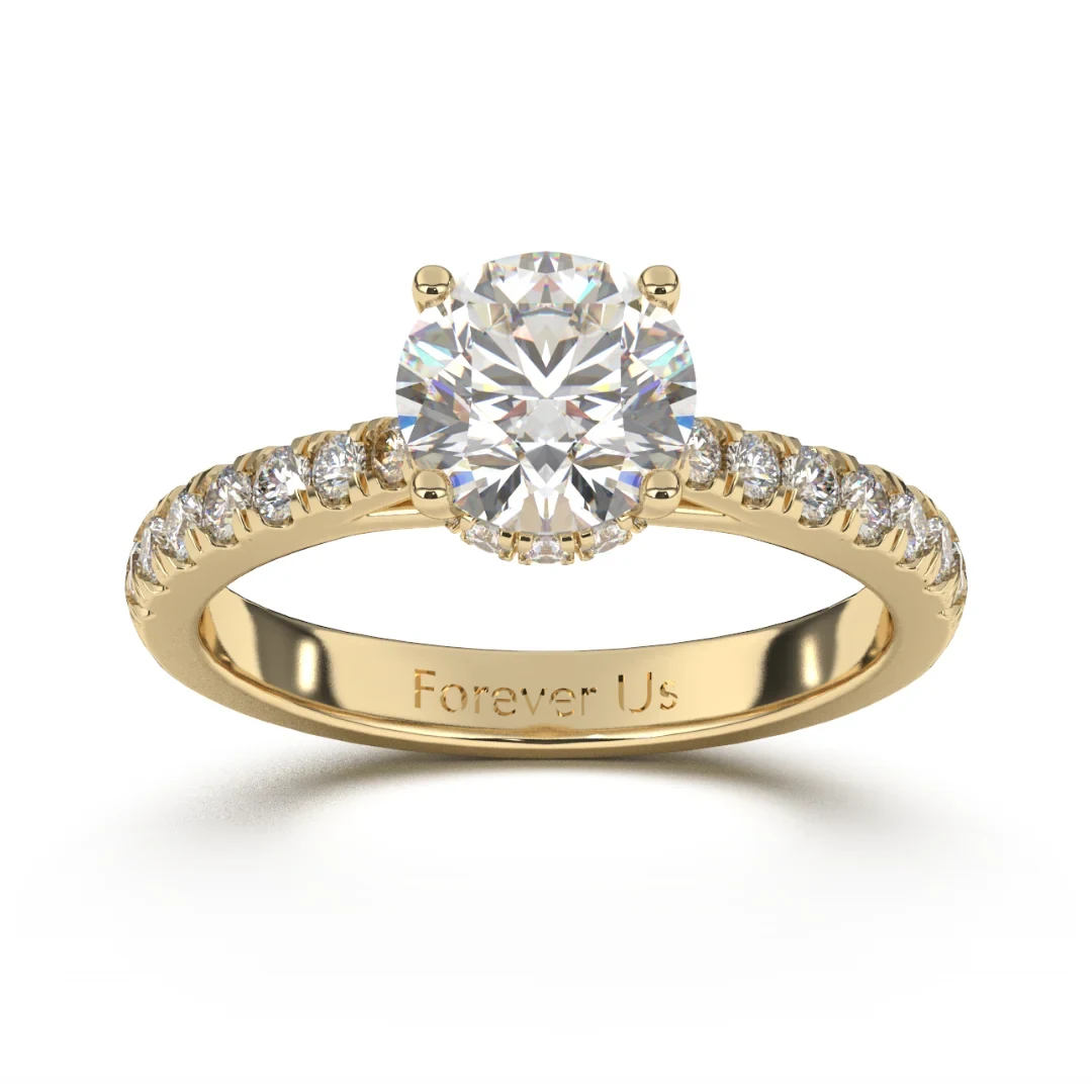 Anillo de Compromiso Amsterdam en oro — Forever Us