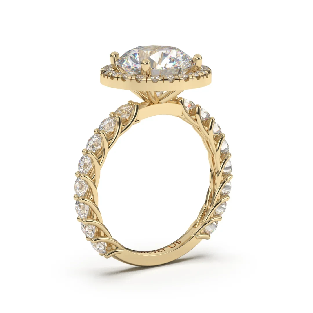 Anillo de Compromiso Aurelian en oro — Forever Us — vista 2