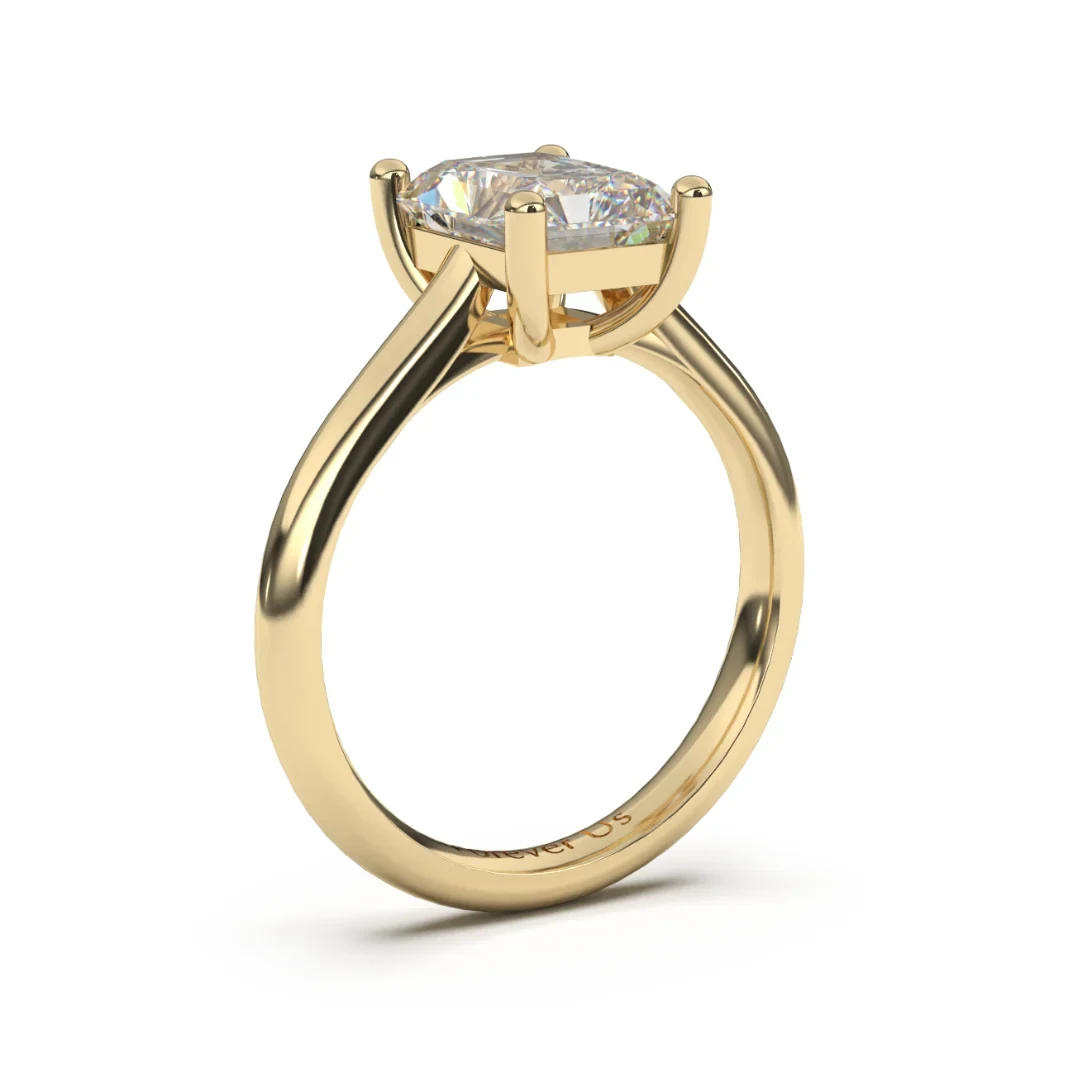 Anillo de Compromiso Bari en oro — Forever Us — vista 2