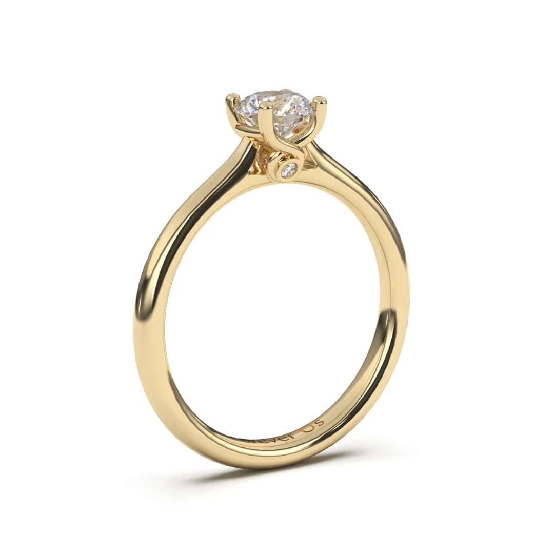 Anillo de Compromiso Berna en oro — Forever Us — vista 2