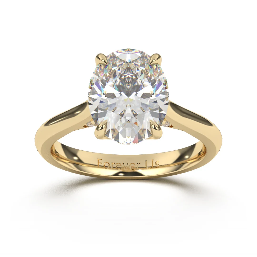 Anillo de Compromiso Calyssa en oro — Forever Us