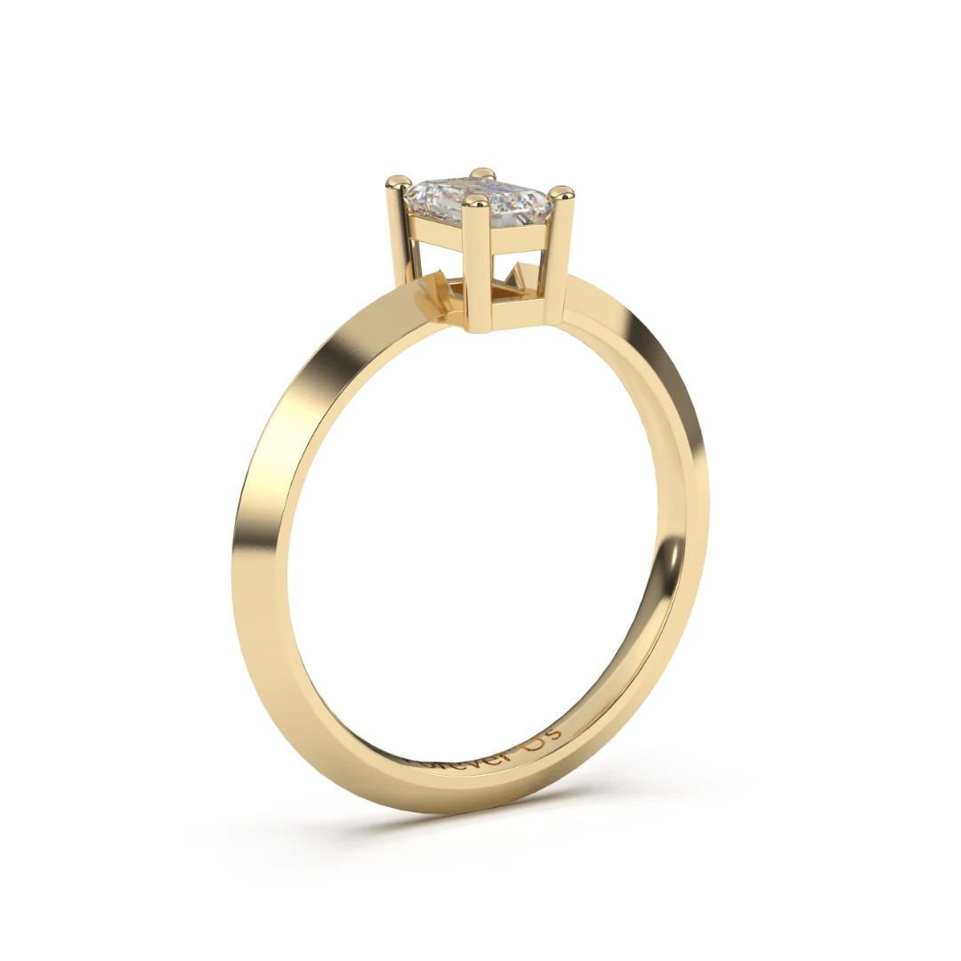 Anillo de Compromiso Cameron en oro — Forever Us — vista 2