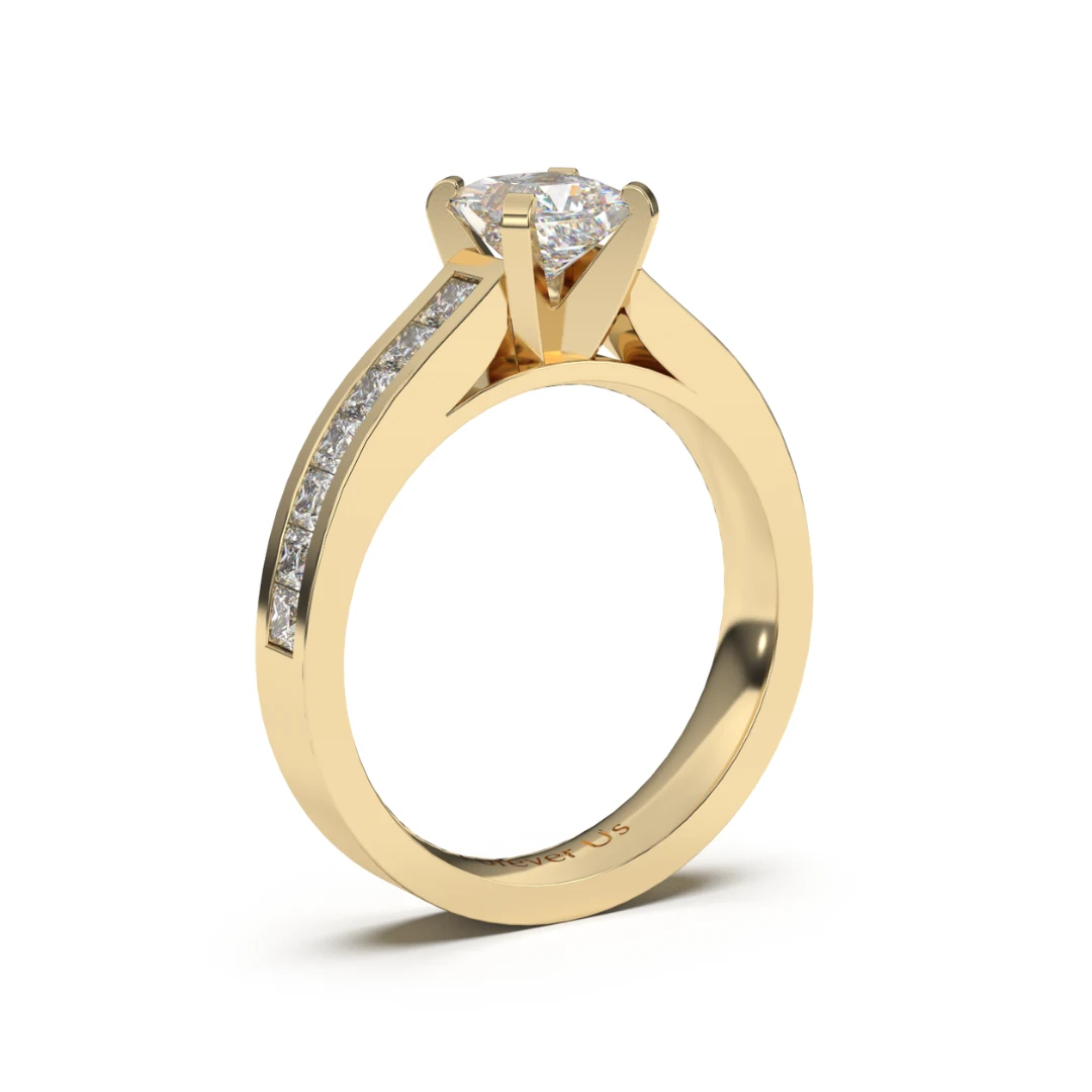 Anillo de Compromiso Cedrina en oro — Forever Us — vista 2