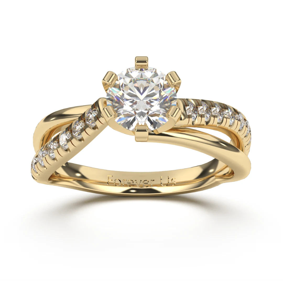 Anillo de Compromiso Claire en oro