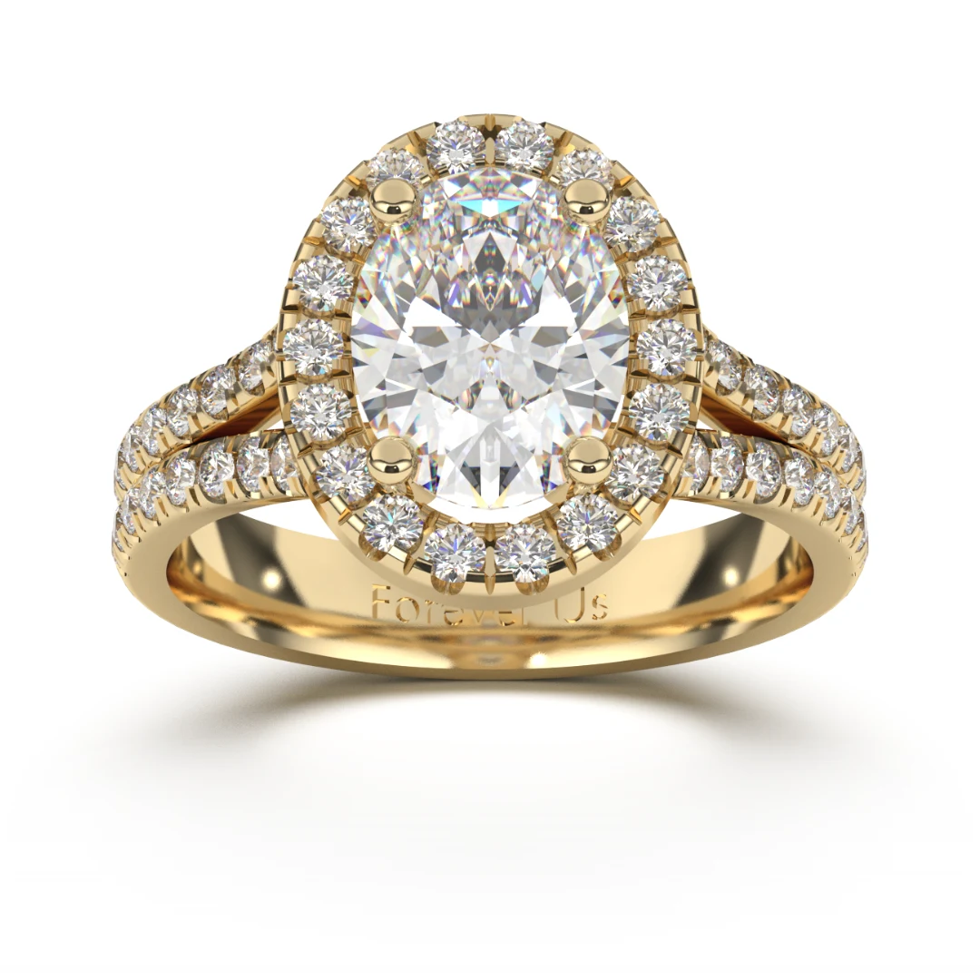 Anillo de Compromiso Coralie en oro