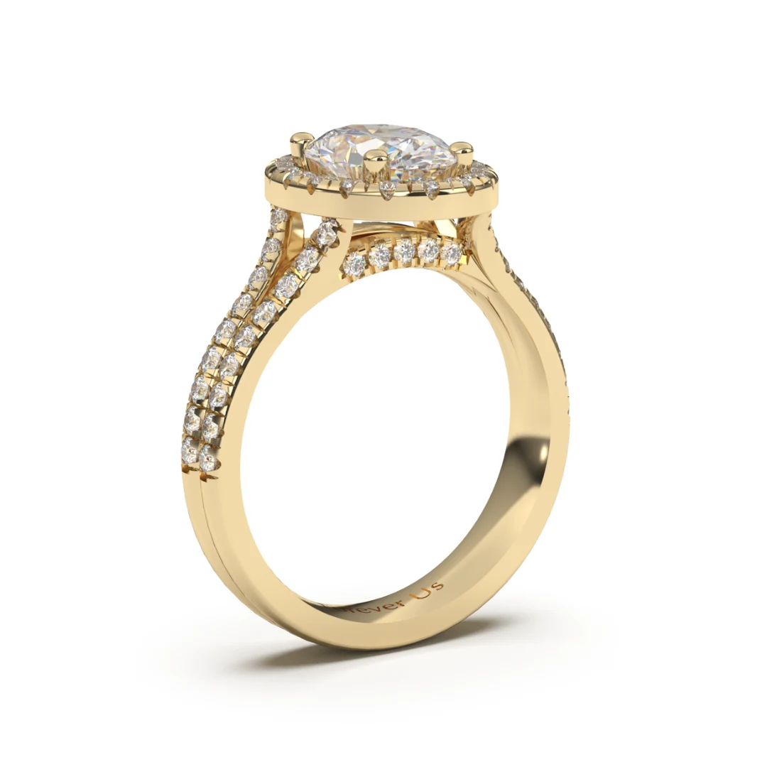 Anillo de Compromiso Coralie en oro — Forever Us — vista 2
