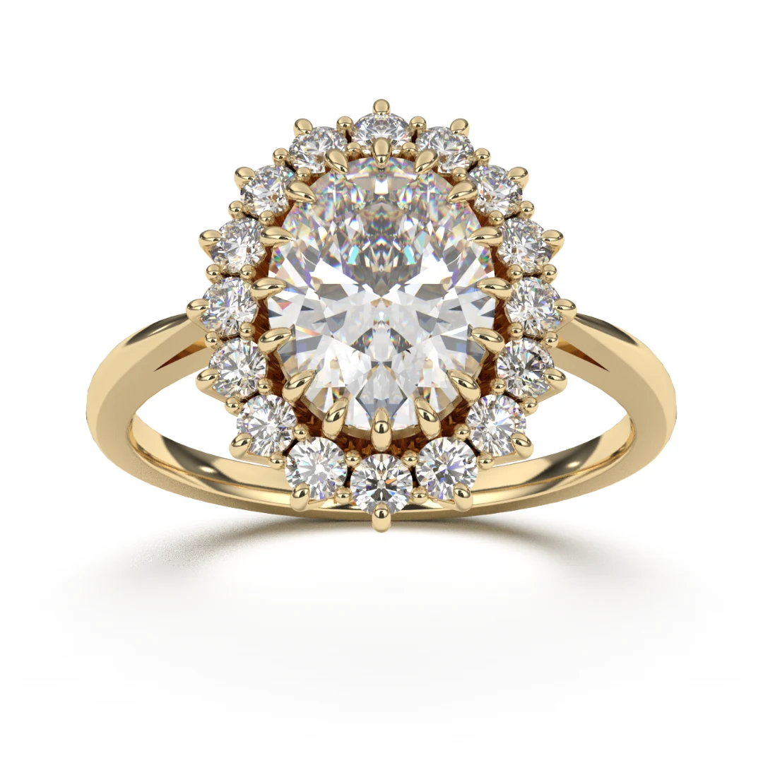 Anillo de Compromiso Diana en oro