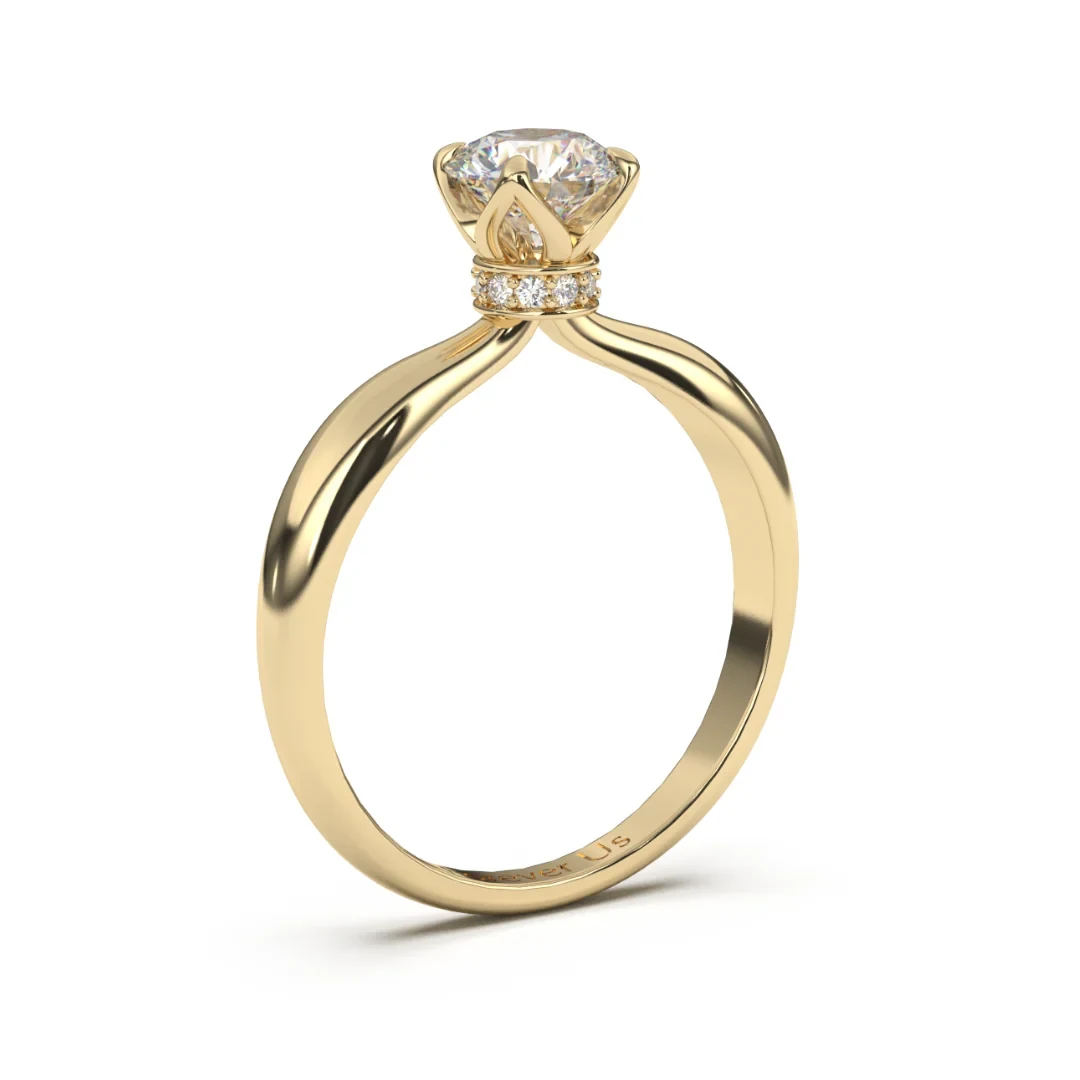 Anillo de Compromiso Dublín en oro — Forever Us — vista 2