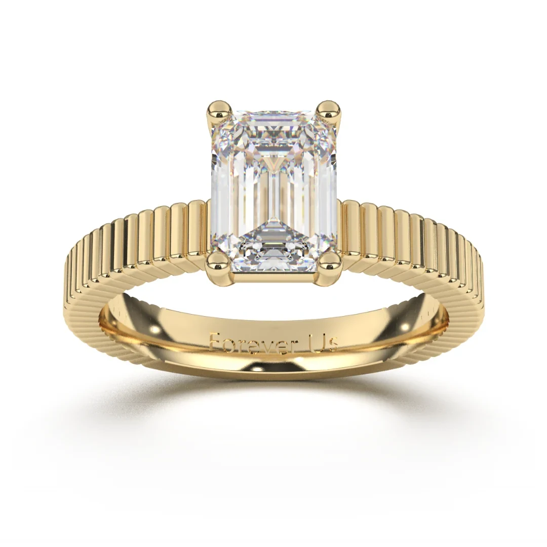 Anillo de Compromiso Eiffel en oro — Forever Us