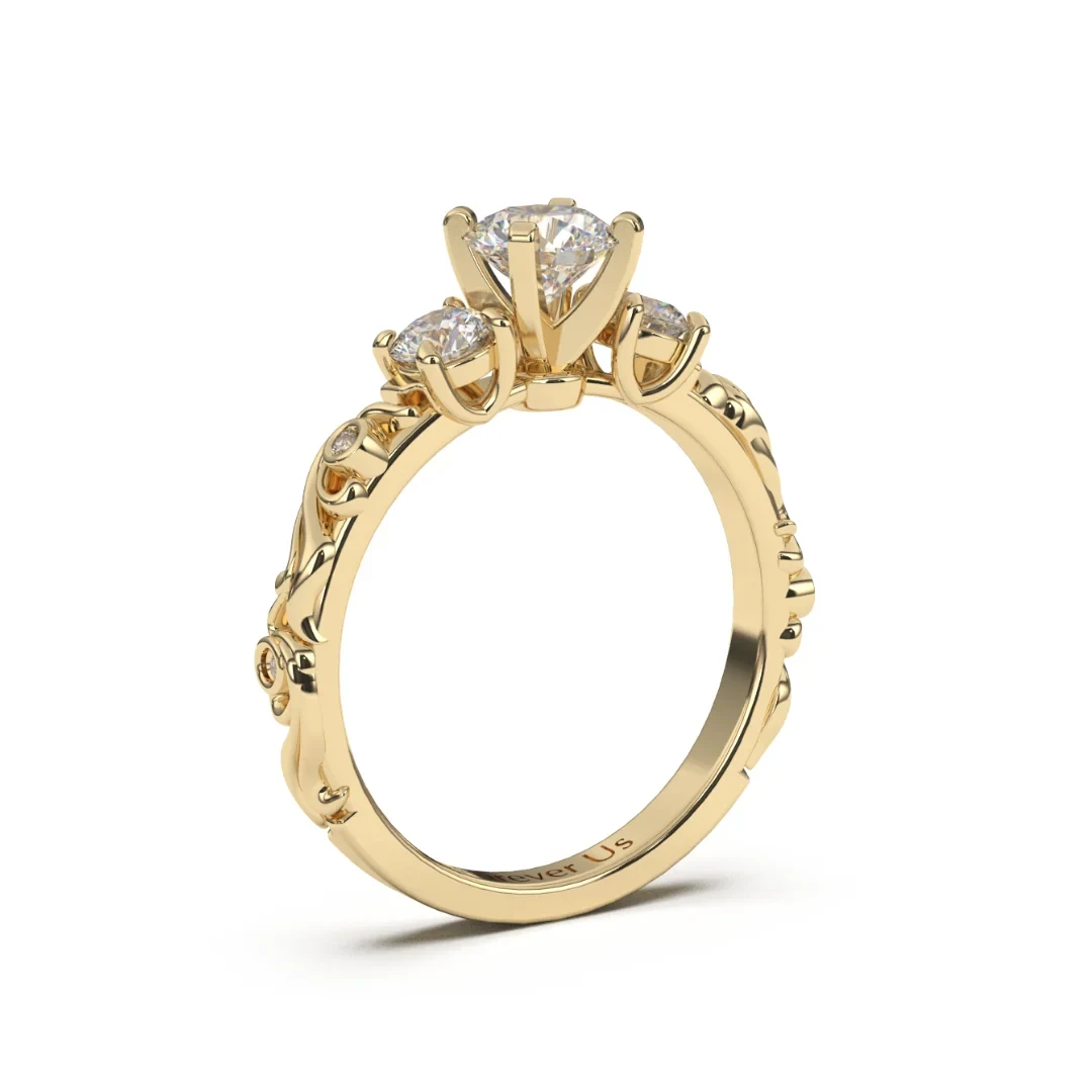 Anillo de Compromiso Elisa en oro — Forever Us — vista 2