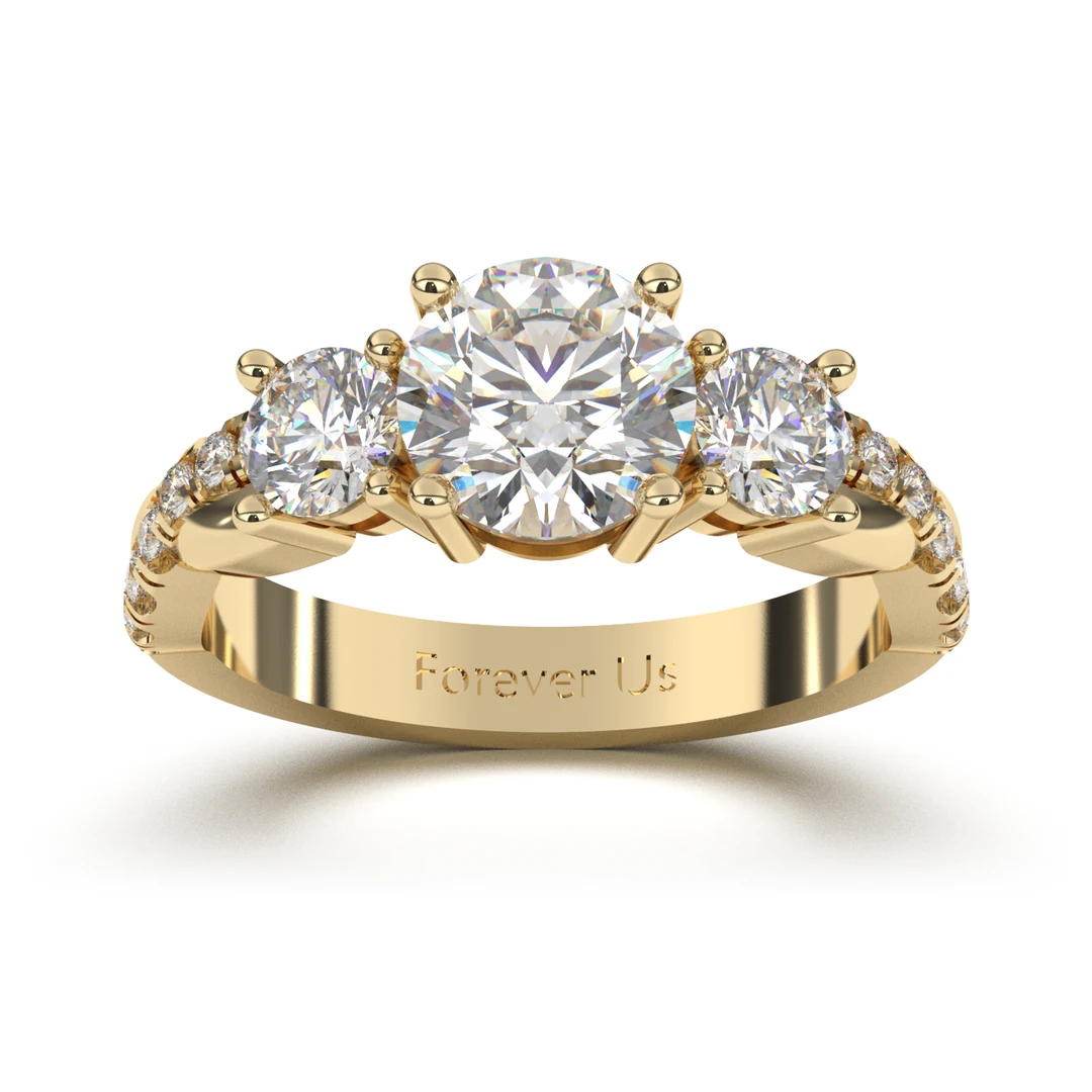 Anillo de Compromiso Emilia en oro — Forever Us