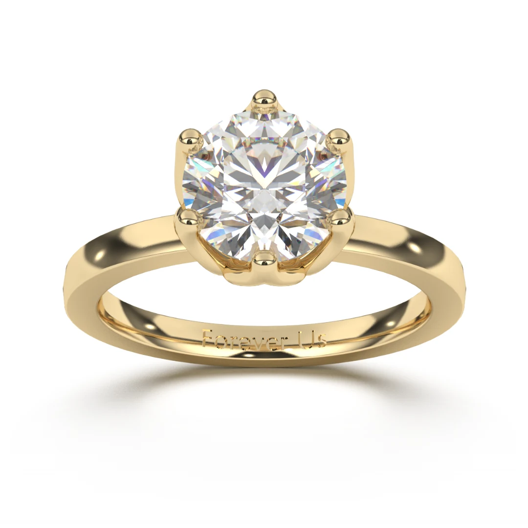 Anillo de Compromiso Fiorella en oro