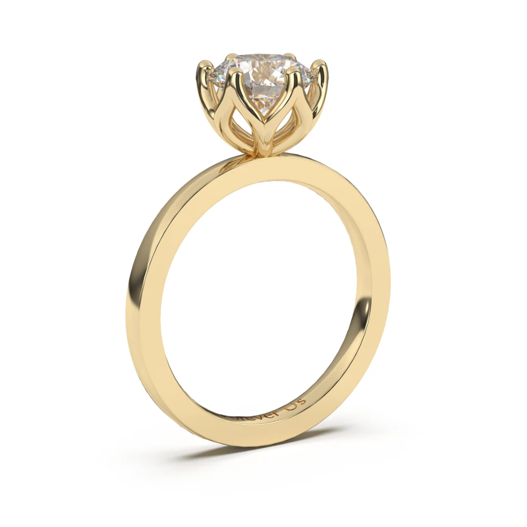 Anillo de Compromiso Fiorella en oro — Forever Us — vista 2