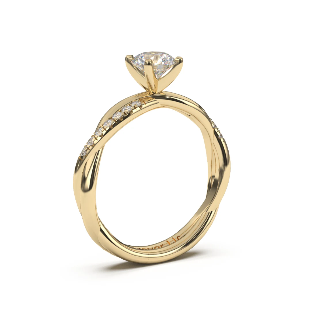 Anillo de Compromiso Glasgow en oro — Forever Us — vista 2