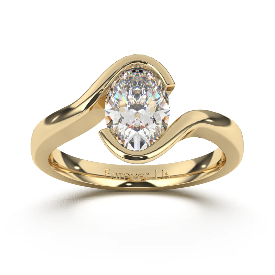 Anillo de Compromiso Halá en oro — Forever Us