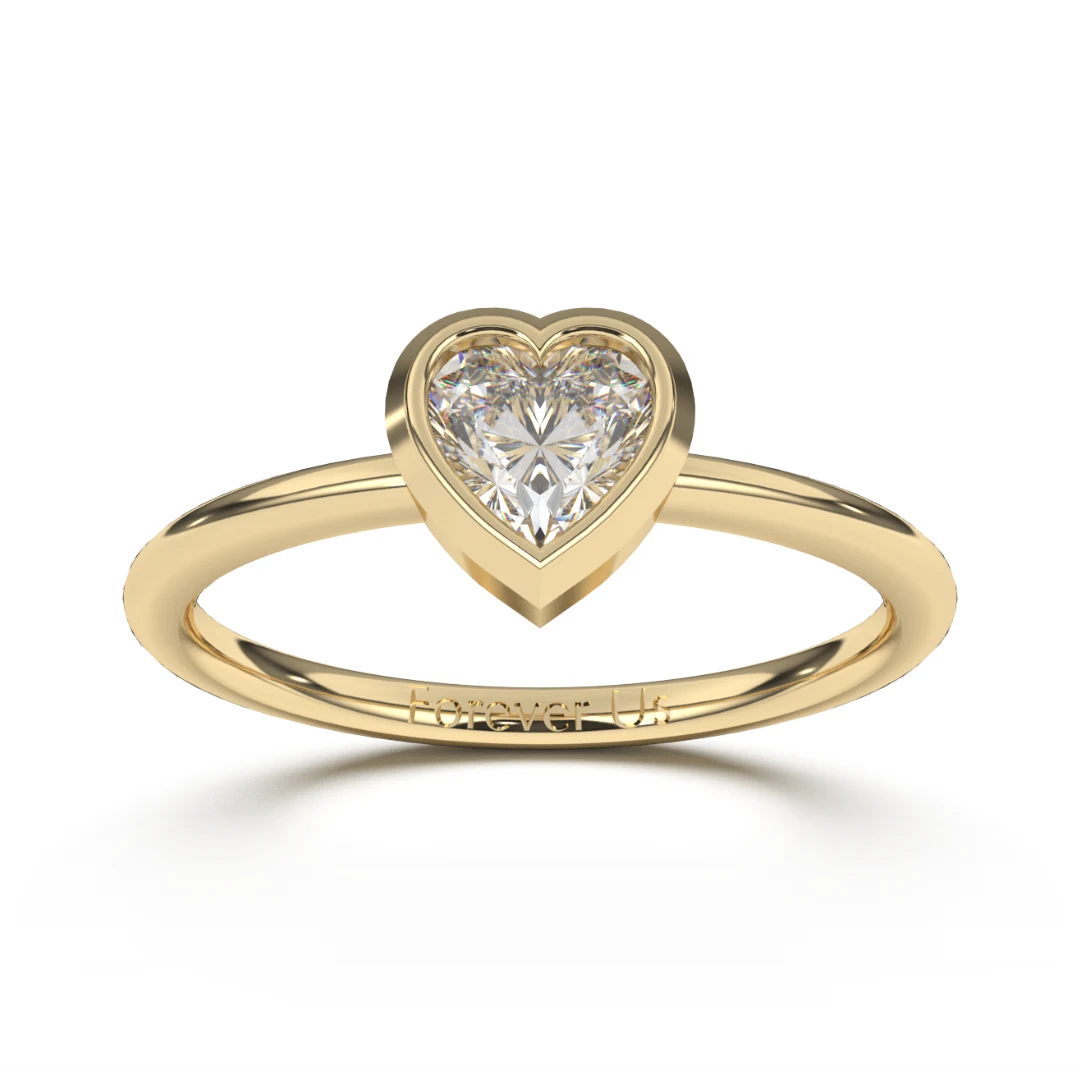 Anillo de Compromiso Heart en oro