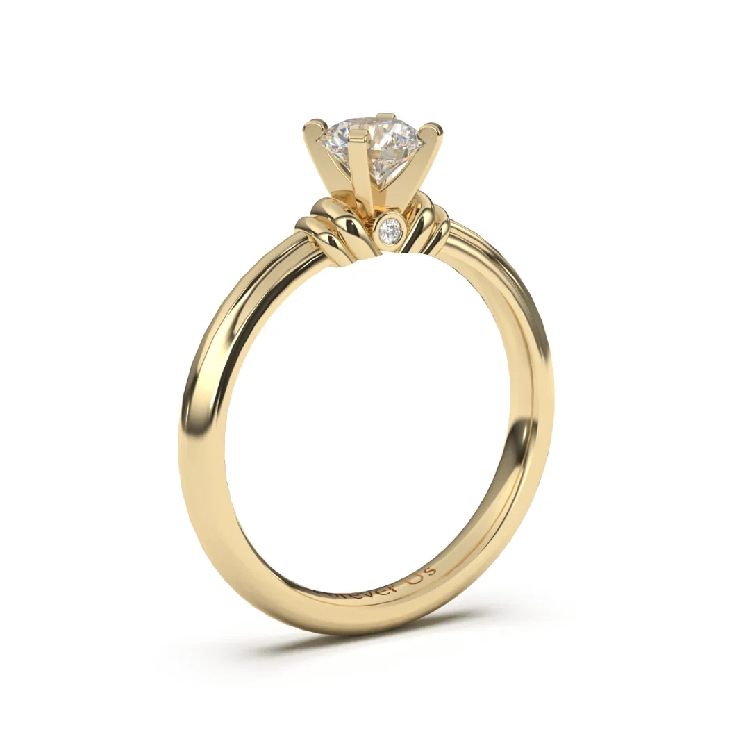 Anillo de Compromiso Hudson en oro — Forever Us — vista 2