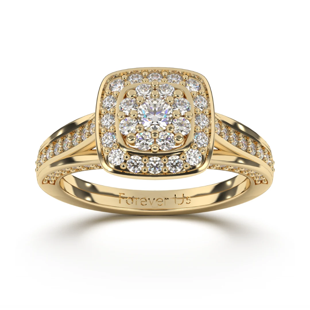 Anillo de Compromiso Kate en oro