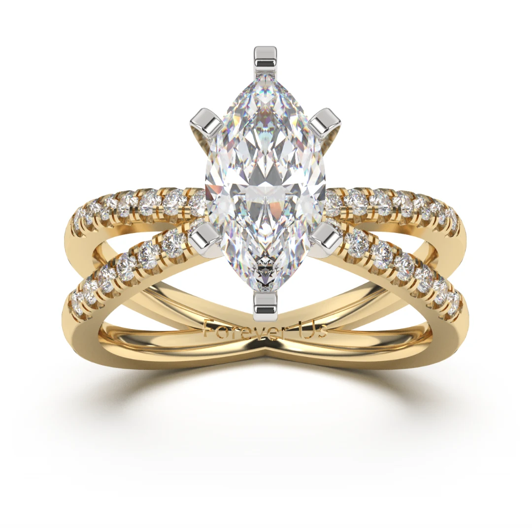 Anillo de Compromiso Kendall en oro
