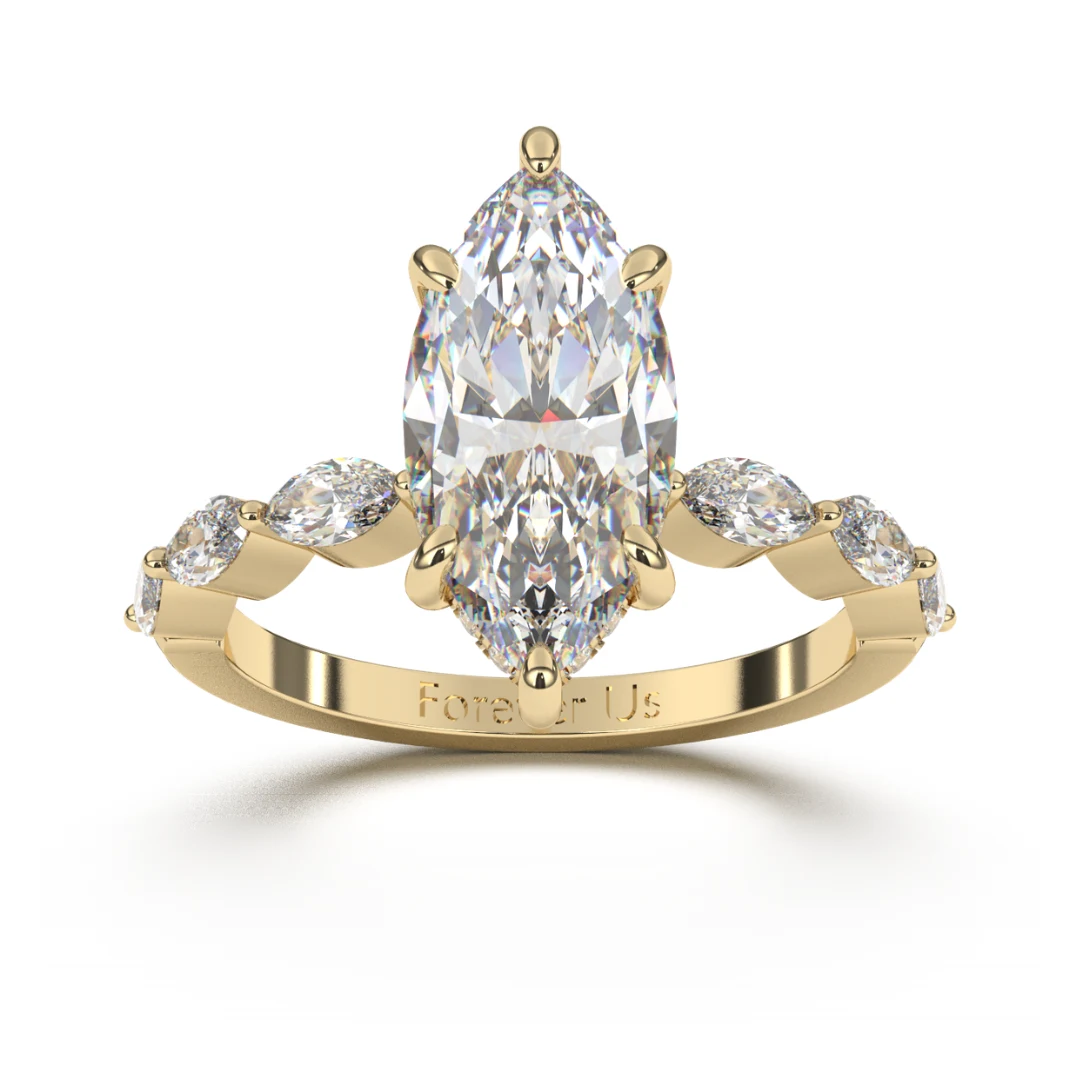 Anillo de Compromiso Leike en oro — Forever Us