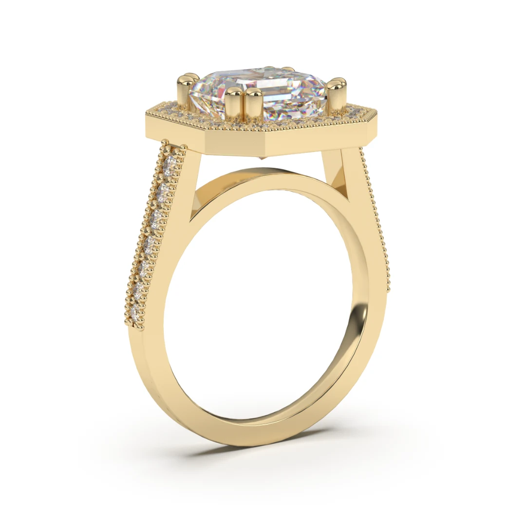 Anillo de Compromiso Lorenza en oro — Forever Us — vista 2
