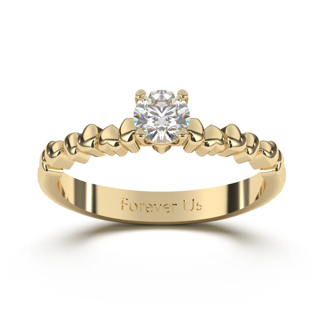 Anillo de Compromiso Lovesh en oro