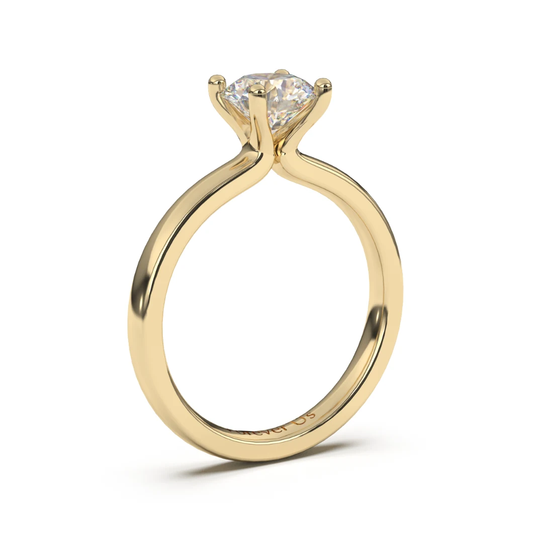 Anillo de Compromiso Mallory en oro — Forever Us — vista 2
