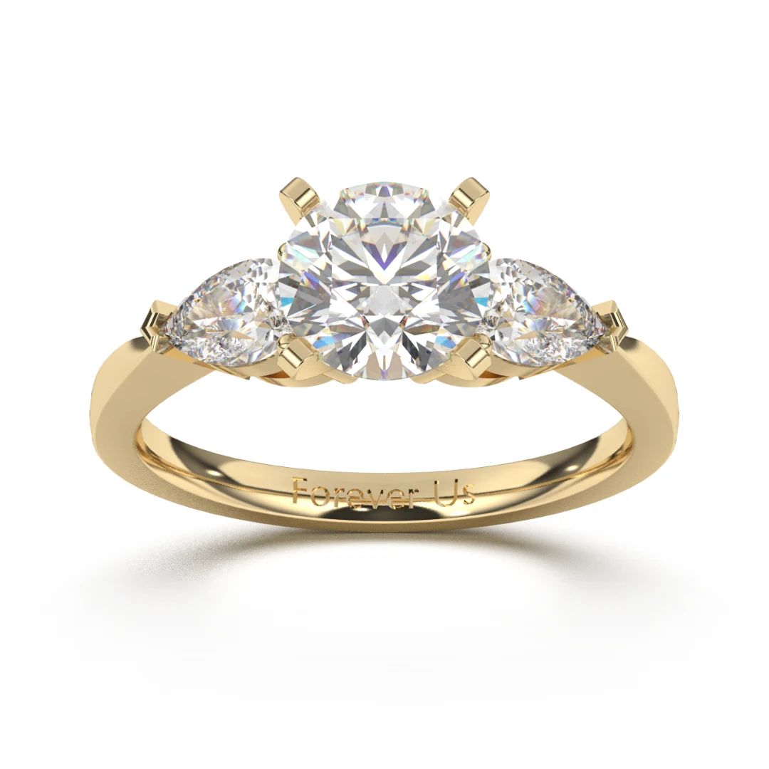 Anillo de Compromiso Melfi en oro