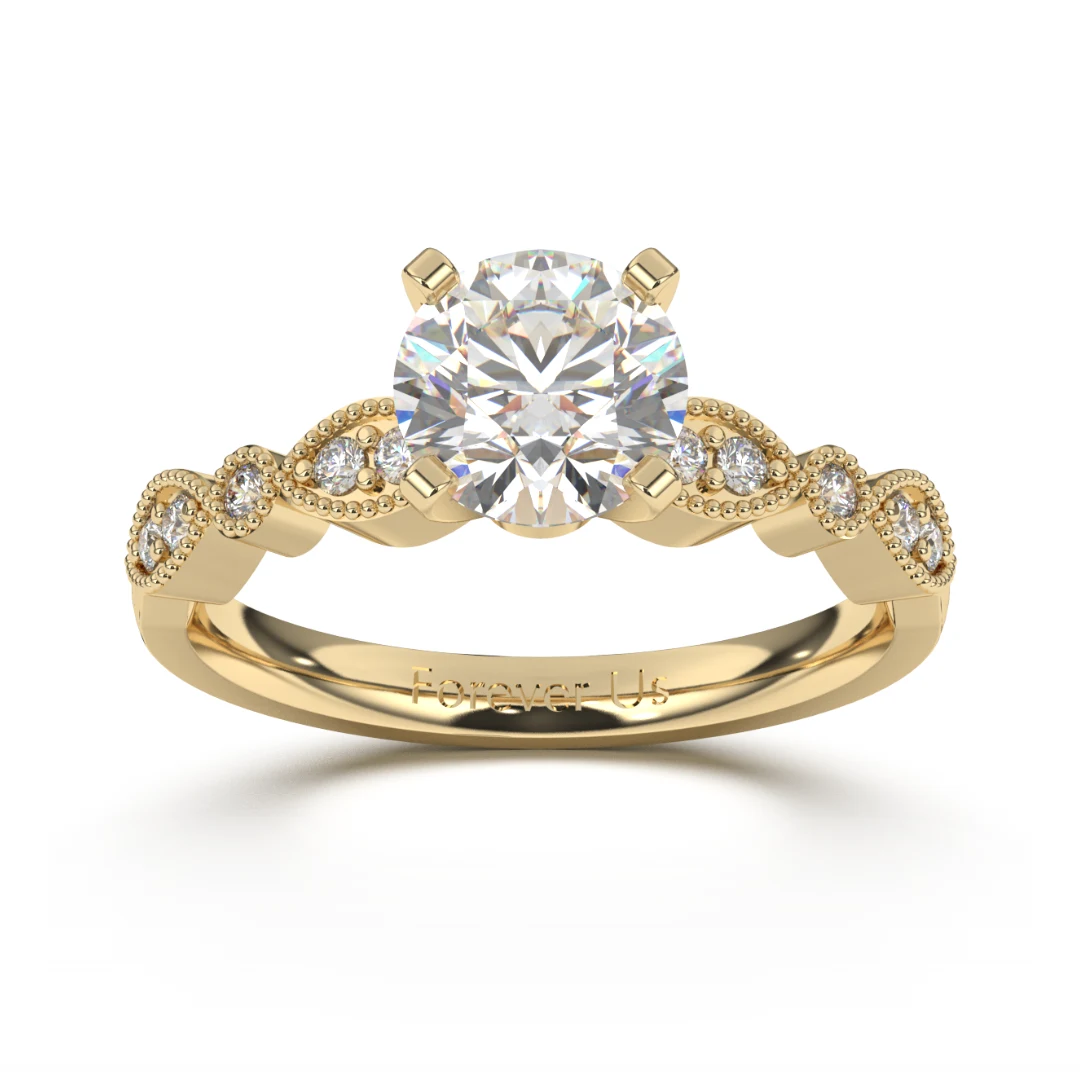 Anillo de Compromiso Monet en oro