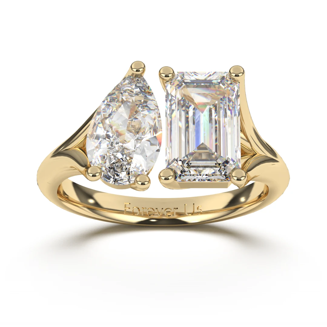 Anillo de Compromiso Napoleón y Josephine en oro