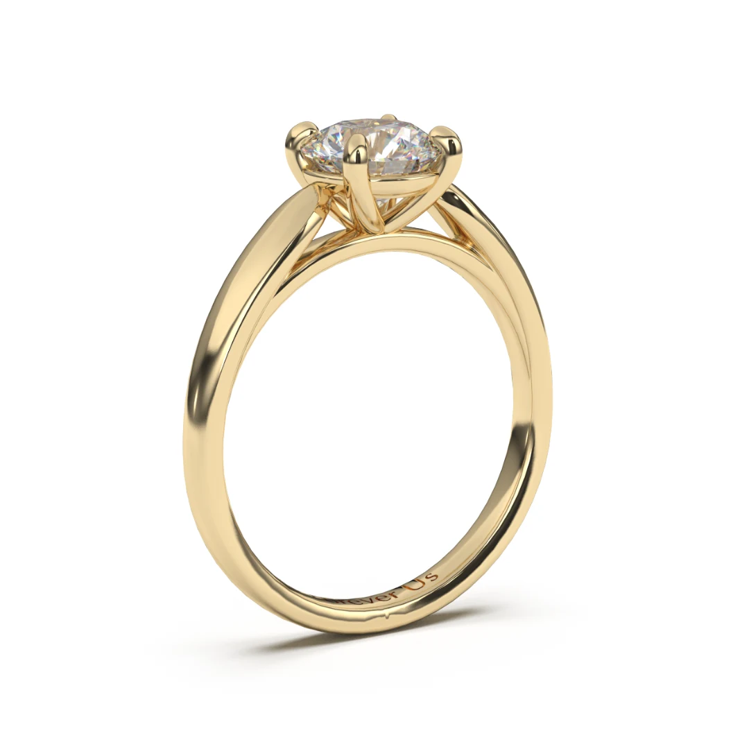 Anillo de Compromiso Napoles en oro — Forever Us — vista 2