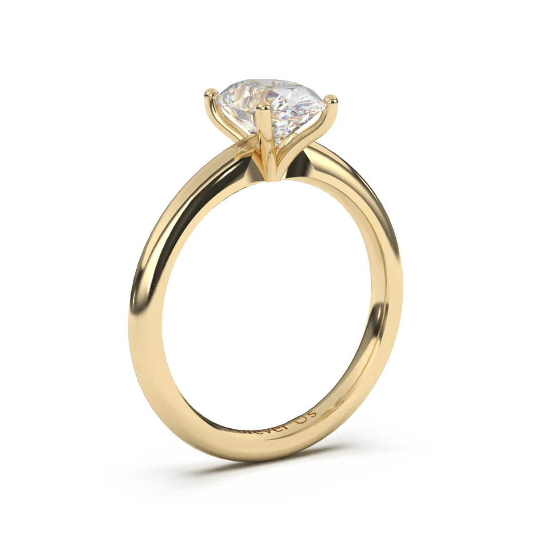 Anillo de Compromiso Niza en oro — Forever Us — vista 2