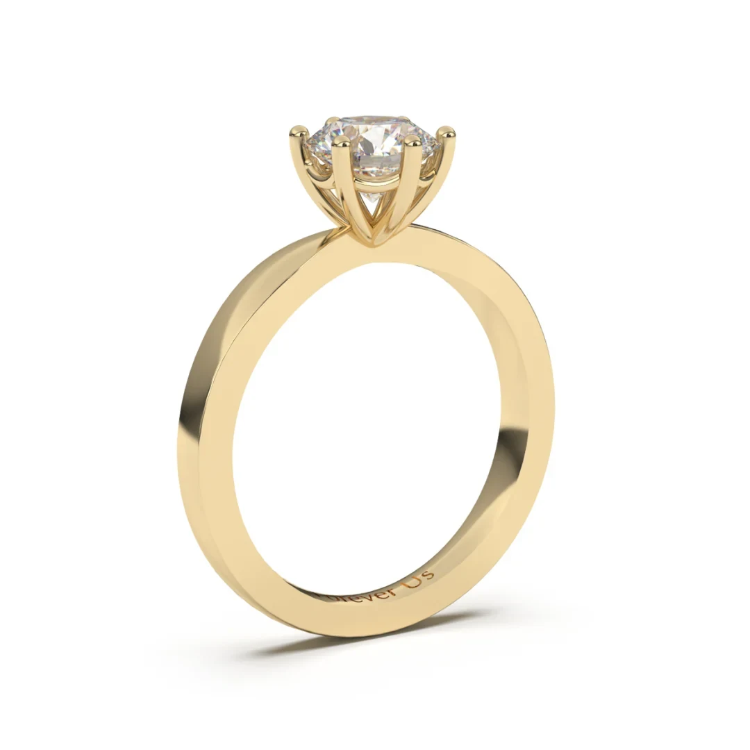 Anillo de Compromiso Penny en oro — Forever Us — vista 2
