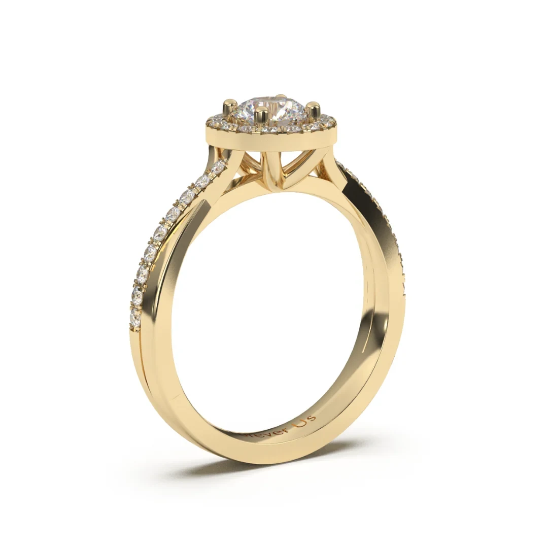 Anillo de Compromiso Rox en oro — Forever Us — vista 2