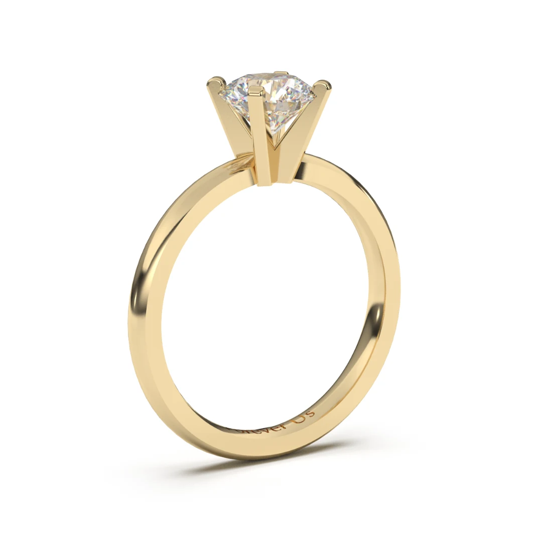 Anillo de Compromiso Santorini en oro — Forever Us — vista 2