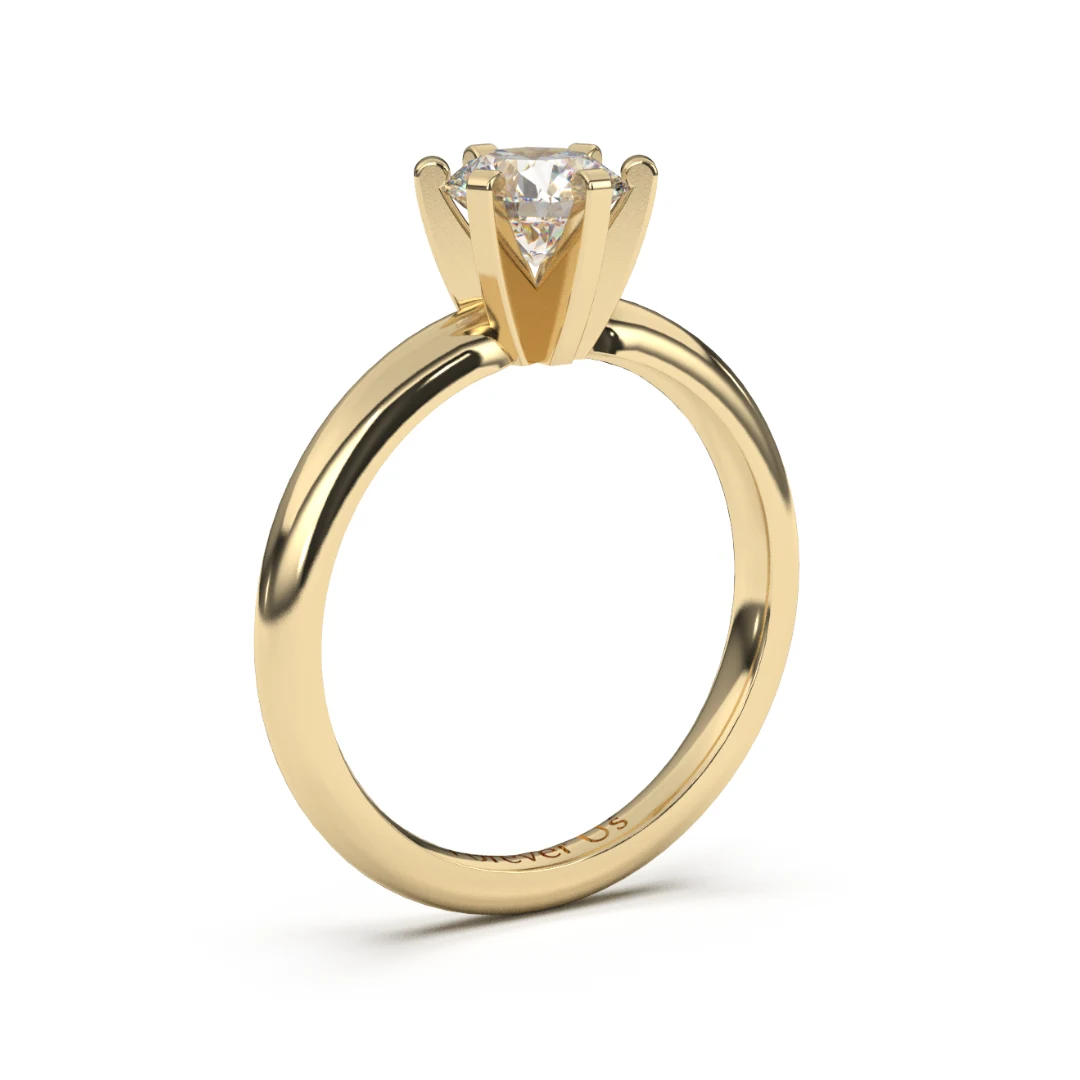 Anillo de Compromiso Sidra en oro — Forever Us — vista 2