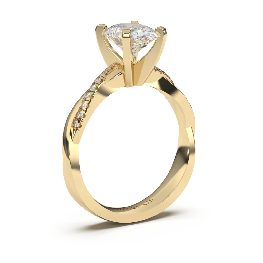 Anillo de Compromiso Sonia en oro — Forever Us — vista 2