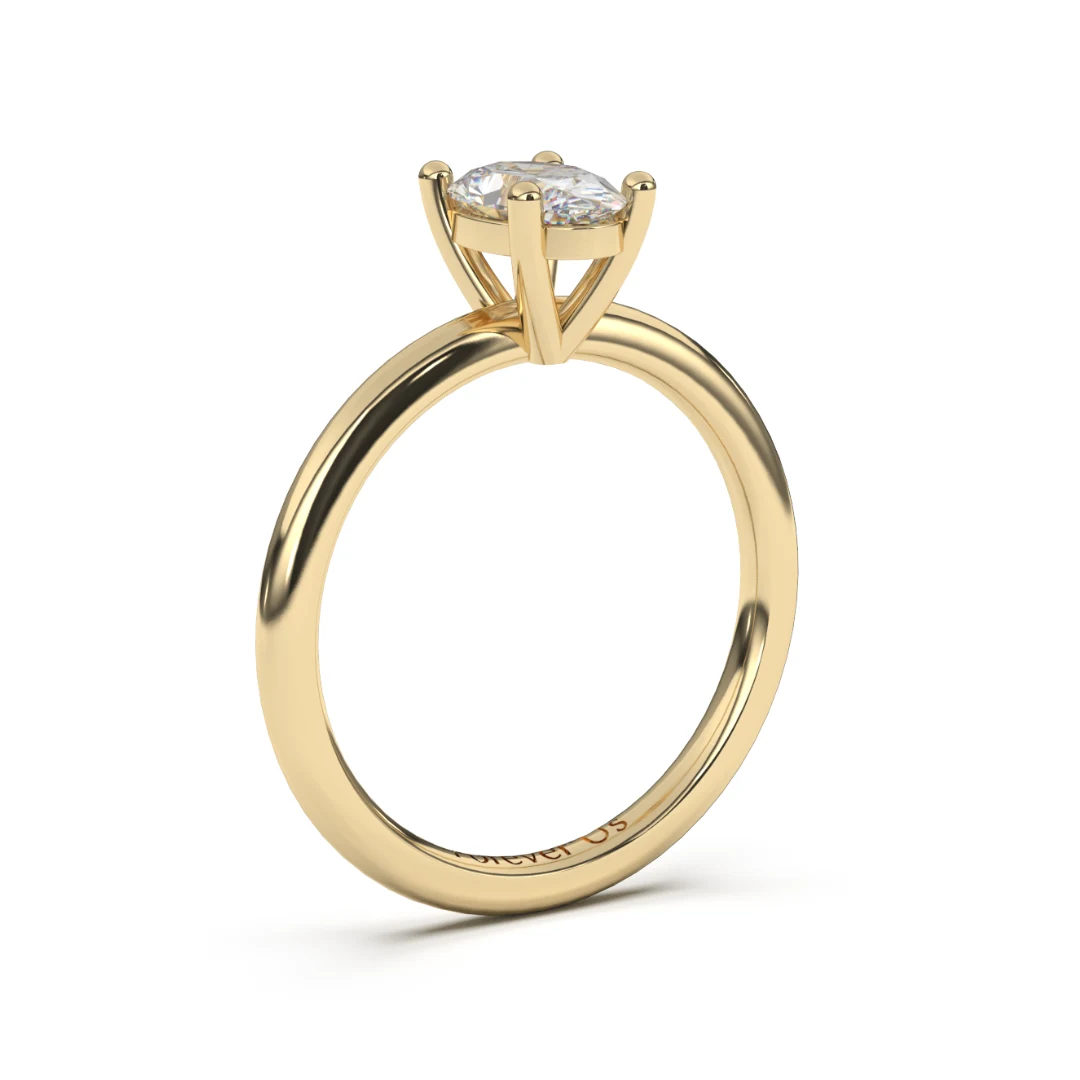 Anillo de Compromiso Stephane en oro — Forever Us — vista 2