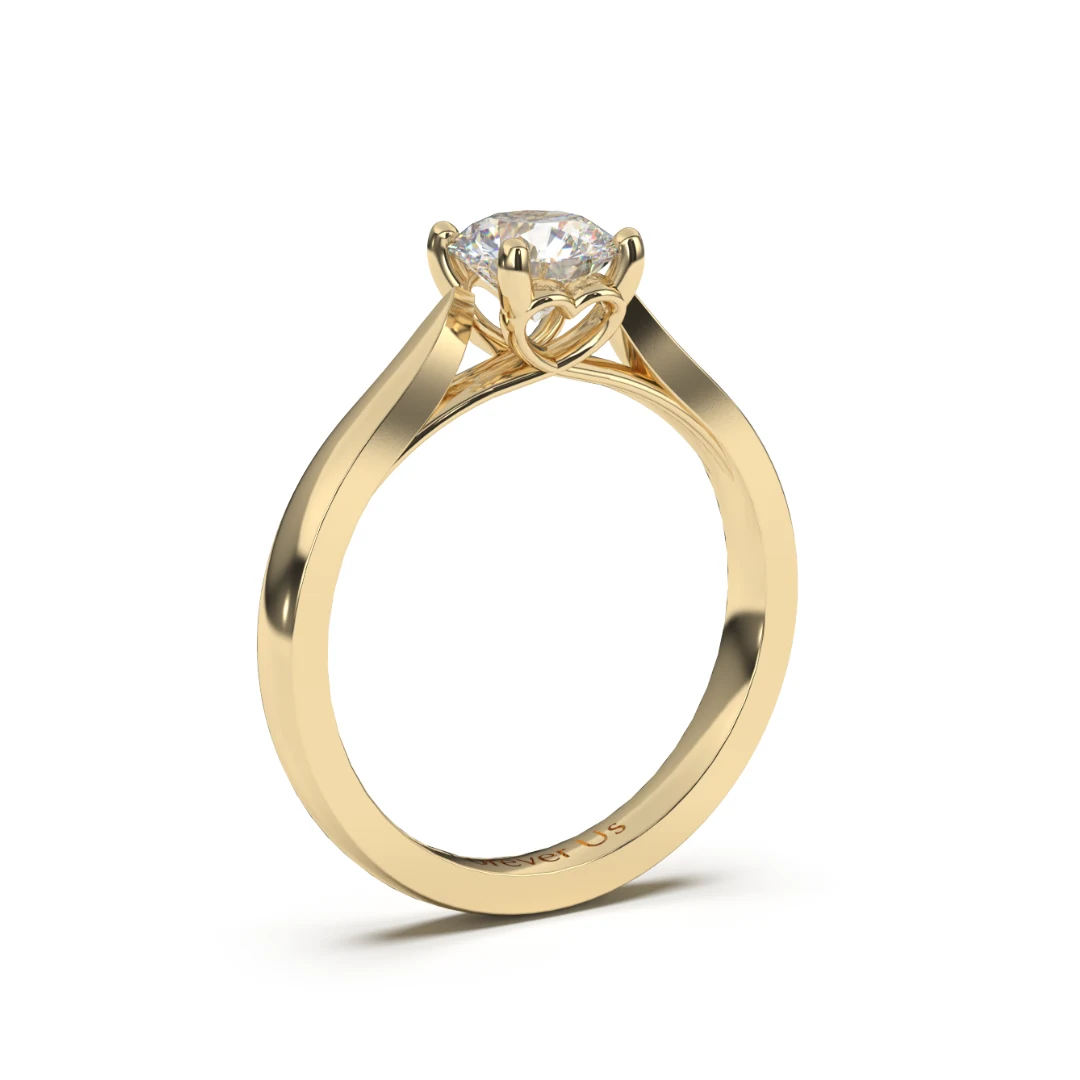 Anillo de Compromiso Tiana en oro — Forever Us — vista 2
