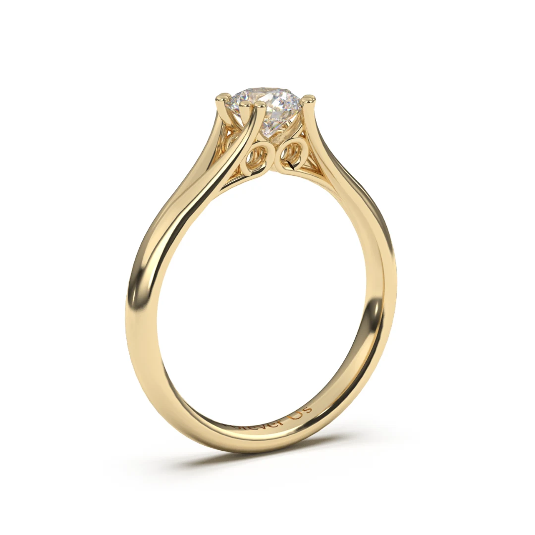 Anillo de Compromiso Tottenham en oro — Forever Us — vista 2
