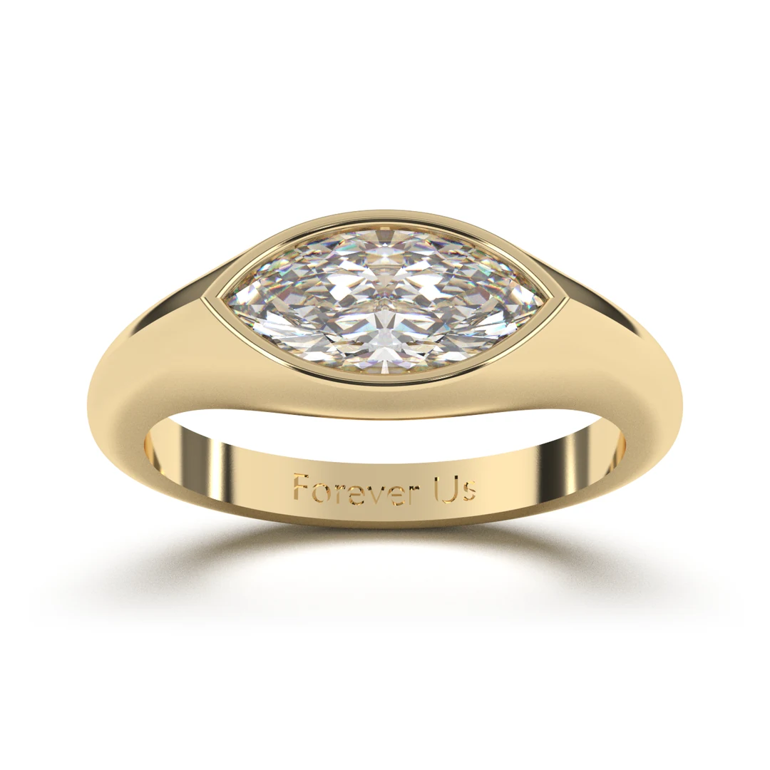 Anillo de Compromiso Viena en oro — Forever Us