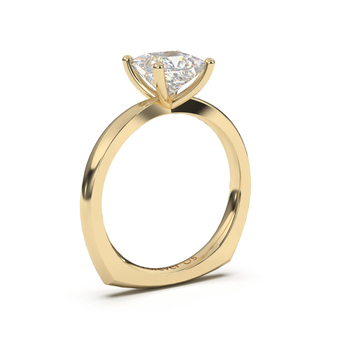 Anillo de Compromiso Zenit en oro — Forever Us — vista 2