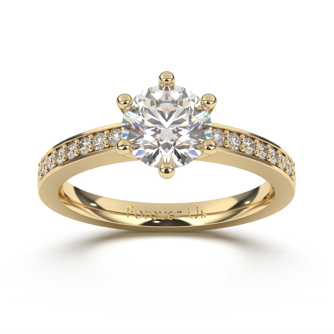 Anillo de Compromiso Zima en oro